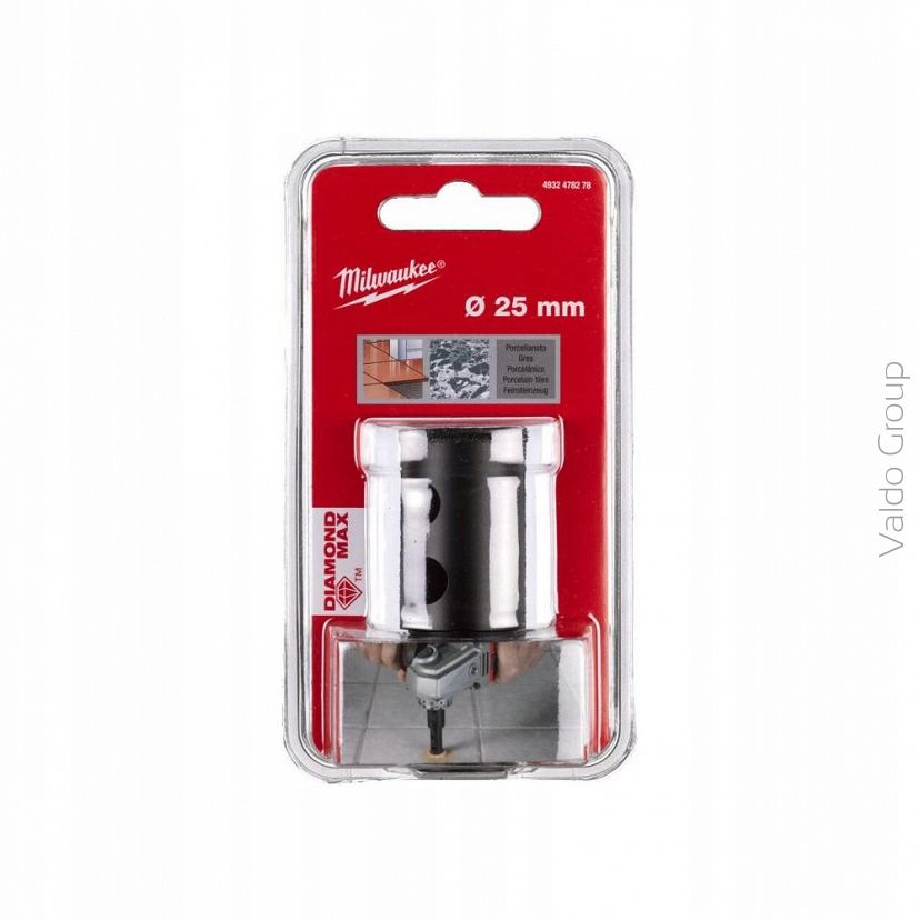 MILWAUKEE WIERTŁO DIAMENTOWE 25mm M14 NA SUCHO