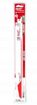 MILWAUKEE BRZESZCZOT DREWNO Z METALEM 300 mm AX(5 szt.)