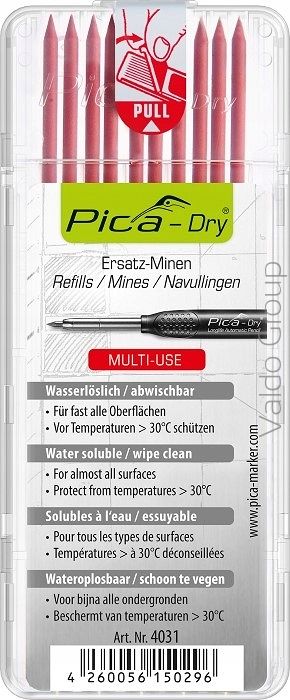 PICA ZESTAW ZAPASOWYCH WKŁADÓW DO OŁÓWKA AUTOMATYCZNEGO(3030)
