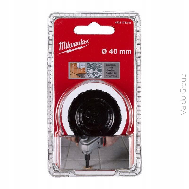 MILWAUKEE WIERTŁO DIAMENTOWE 40mm M14 NA SUCHO