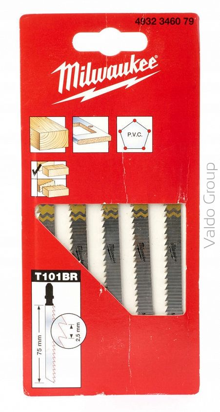 Milwaukee brzeszczot do drewna T101BR odwrotny(5 szt.)
