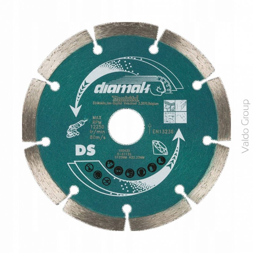 MAKITA TARCZA DIAMENTOWA 125 BETON CEGŁA