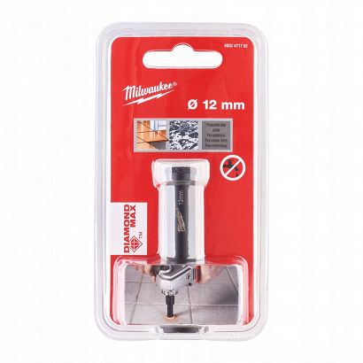 MILWAUKEE WIERTŁO DIAMENTOWE 12mm M14 NA SUCHO