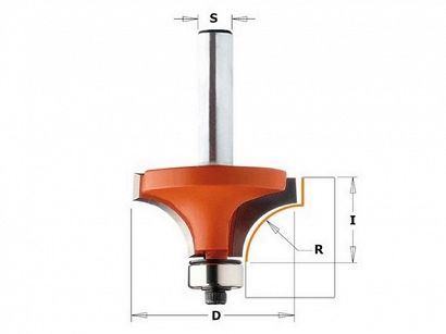 Frez zaokrąglający R-6,35; fi-6mm 738.254.11