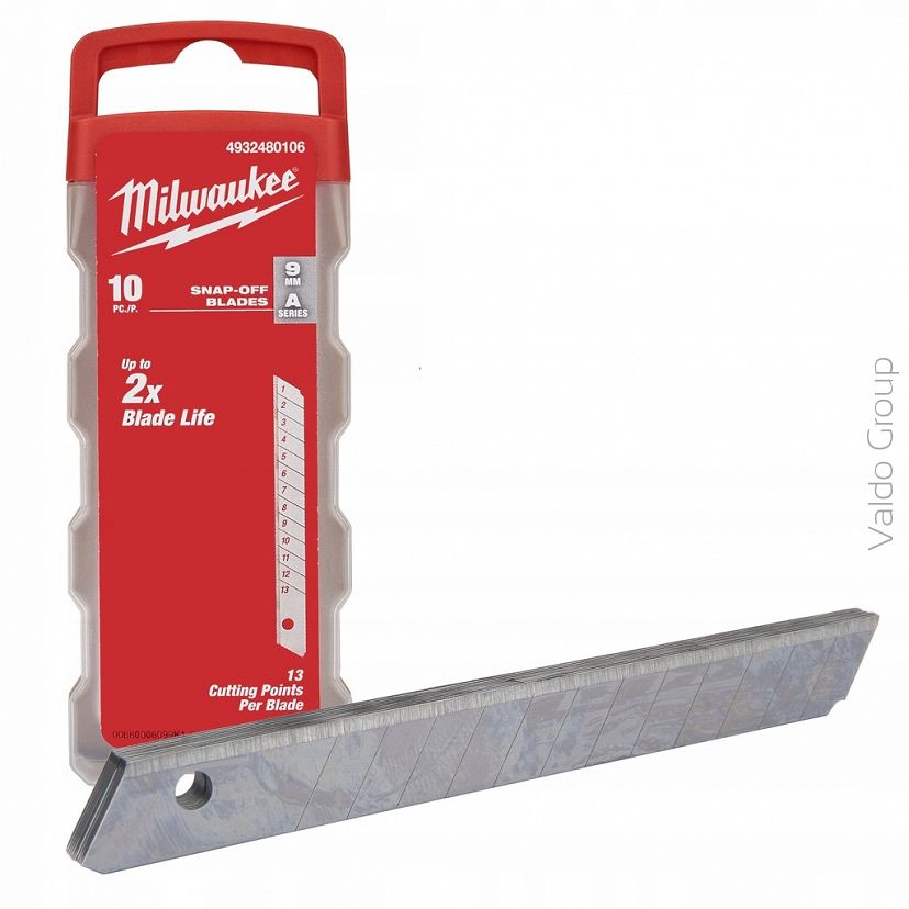 Milwaukee Wymienne ostrza łamane 9mm 10szt.