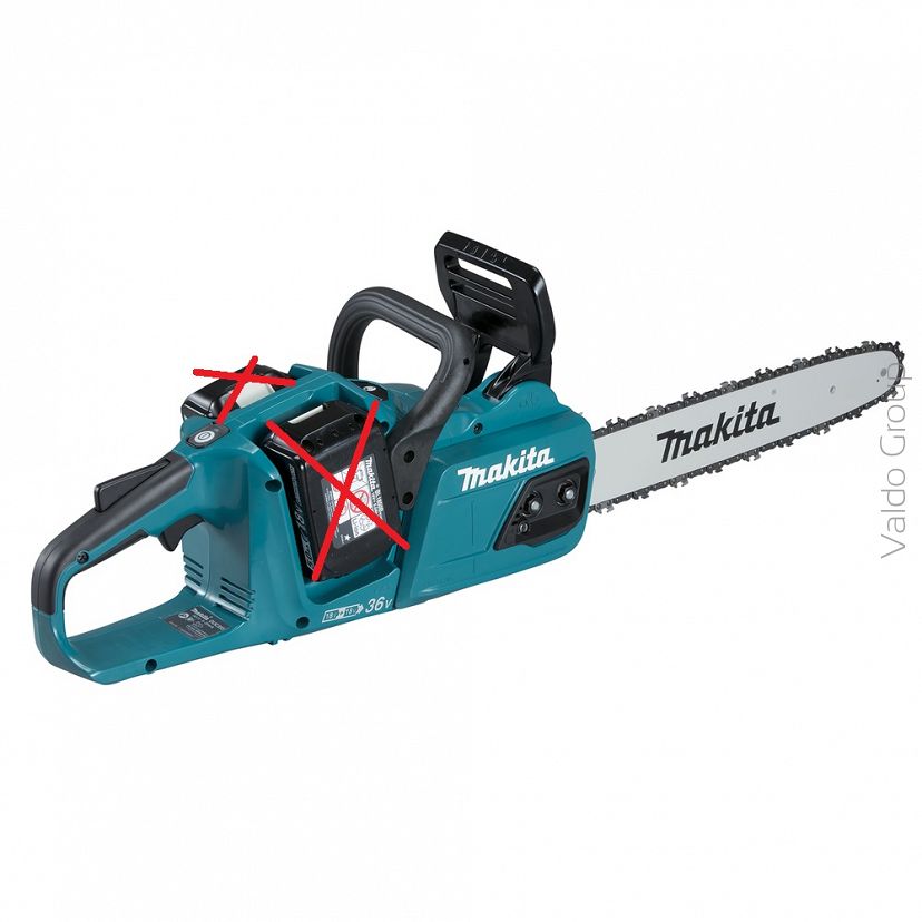 Makita DUC355Z Akum. pilarka łańcuchowa 2x18V