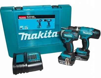 Makita DLX2142S Zestaw Combo DHP453+DTD152+2x3,0Ah+Ładowarka
