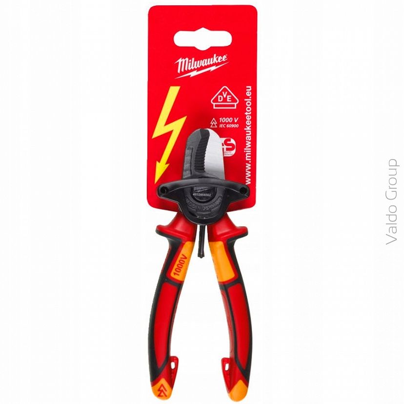 MILWAUKEE Szczypce Nożyce Do Kabli VDE 1kV 160mm