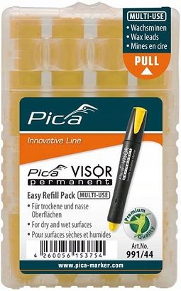 PICA WKŁADY DO ZNACZNIKA VISOR 990 ŻÓŁTE(4 szt.)