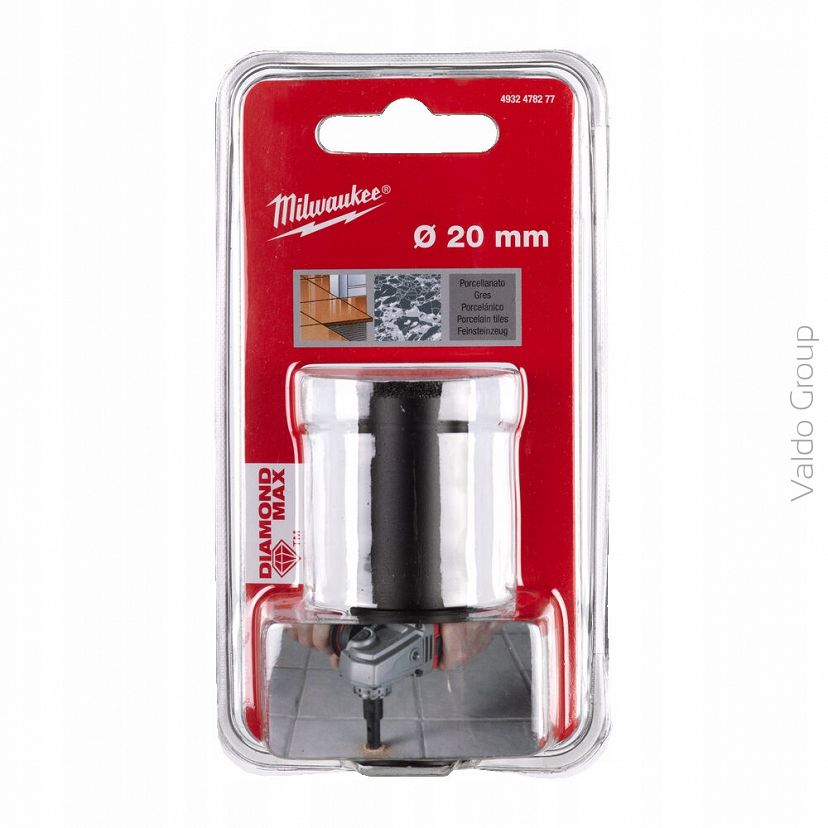 MILWAUKEE WIERTŁO DIAMENTOWE 20mm M14 NA SUCHO