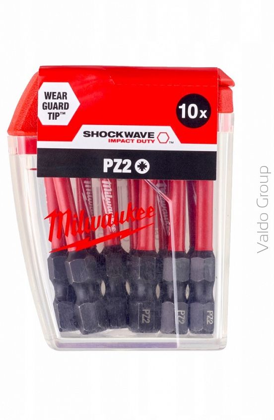 Milwaukee zestaw bitów udarowych PZ2x50 - 10 szt.